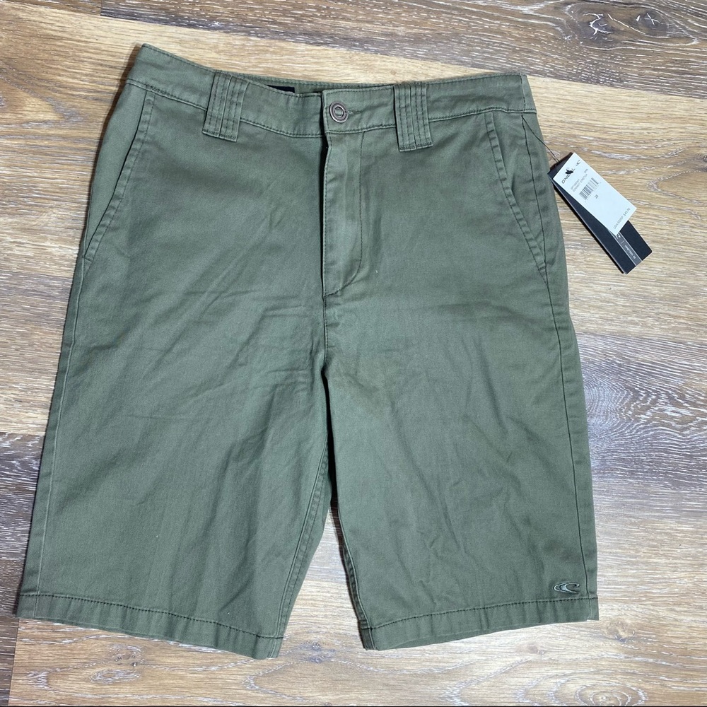 Men's Olive Green Casual Shorts